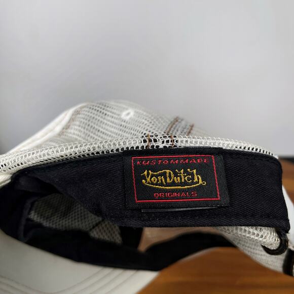 Y2K Von Dutch Trucker Mesh Trucker Hat Snapback Adjustable Unisex Cap Preowned - Picture 11 of 16